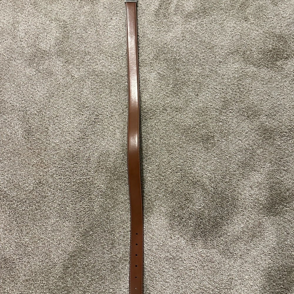 Steve Madden Reversible Black/Brown Leather Belt